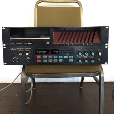 Akai S612 MIDI Digital Sampler & MD280 Sampler Disk Drive