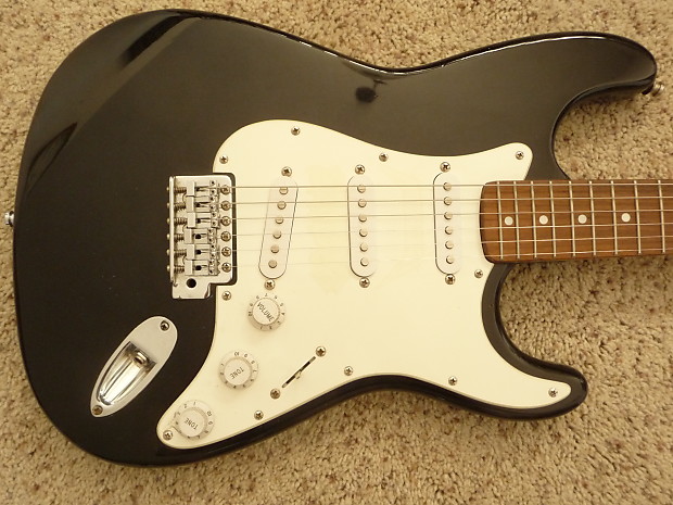 Fender Squier Bullet Stratocaster 1995, Black, Korea | Reverb