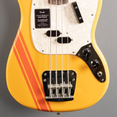 Fender Vintera II 70's Competition Mustang Bass - Competition Orange image 2
