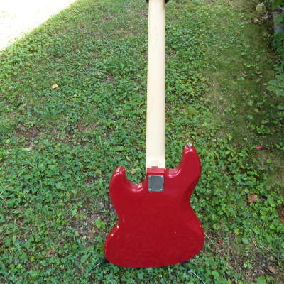 Karera JBC-32 bass guitar  red image 10
