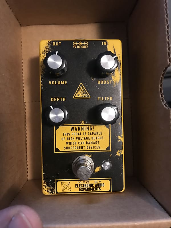 Electronic Audio Experiments Mu blaster 2019 Black and yellow Reverb