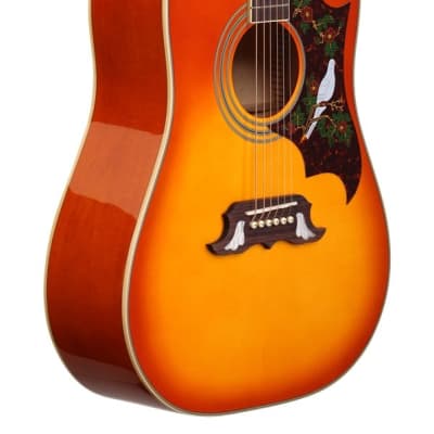 Epiphone Dove PRO Acoustic Electric Guitar Violinburst image 9