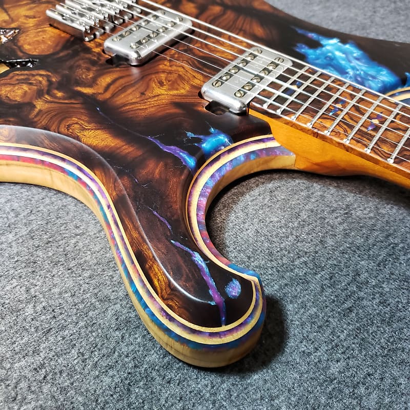 Barlow Guitars Falcon XV 2023 - Desert Ironwood Burl