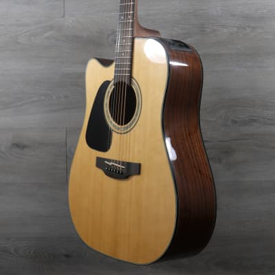 Takamine GD30CE LH NAT G30 Series Dreadnought Cutaway Acoustic/Electric Guitar Left-Handed Natural Gloss image 4