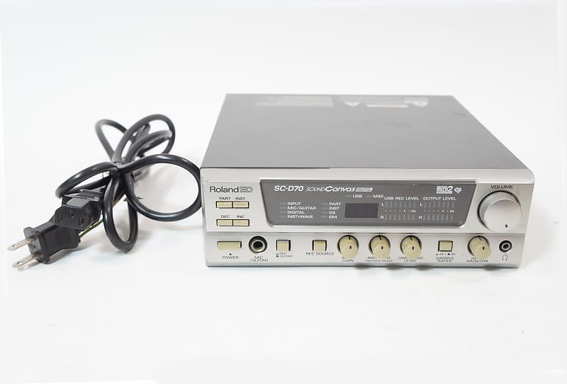 Roland SC-D70 Sound Canvas MIDI Sound Module SC D70 | Reverb