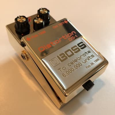 Boss DS-1 Distortion, rare golden edition 1998 Gold image 17