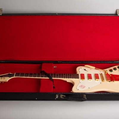 Gibson  Firebird VII Solid Body Electric Guitar (1965), ser. #501512, original black tolex hard shell case. image 10
