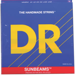 DR Strings NMR5-45 Sunbeams Nickel-plated Bass Guitar Strings - .045-.125 Medium 5-string image 3