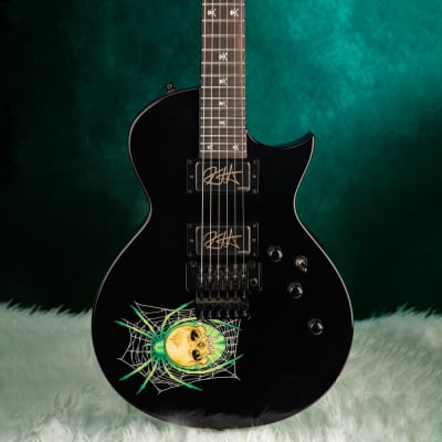 ESP 30th Anniversary KH-3 Spider Electric Guitar - Black With Spider Graphic image 1