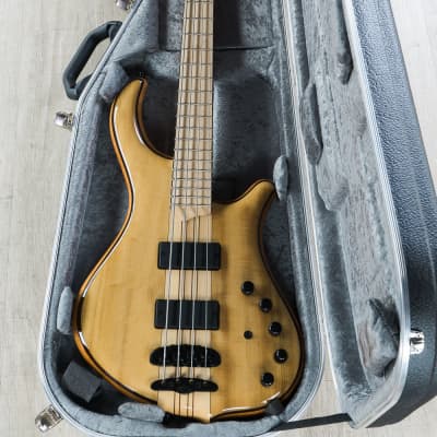 Mayones Slogan Classic 4 4-String Electric Bass Myrtlewood Trans Natural w/ Case image 8