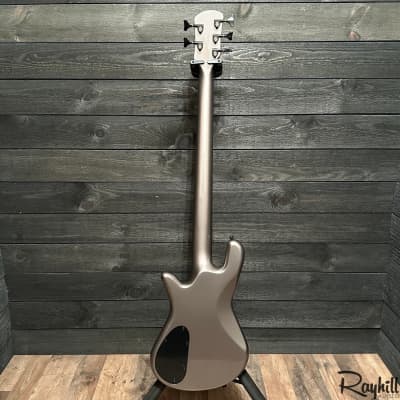 Spector NS Ethos HP 5 String Electric Bass Guitar - Gunmetal Silver image 16