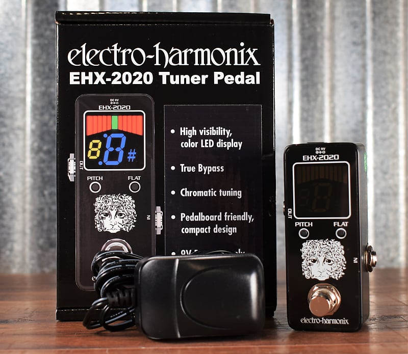 Electro-Harmonix EHX 2020 Mini Guitar Bass Chromatic Tuner Effect Pedal image 1