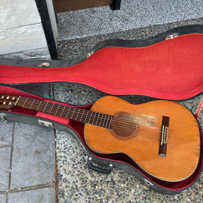 Vintage Shiraki classical nylon string acoustic guitar | Reverb