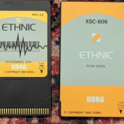 Korg PPC-03 / XSC-806 Ethnic Card Set for Wavestation SR