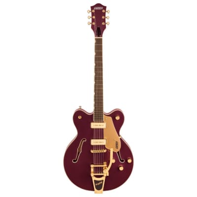 Gretsch Electromatic Pristine LTD Center Block Double-Cut 6-String Right-Handed Electric Guitar with Bigsby Tailpiece (Dark Cherry Metallic) for sale