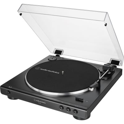 Audio-Technica AT-LP60X Belt-Drive Turntable, Black, USED, Warehouse Resealed image 2