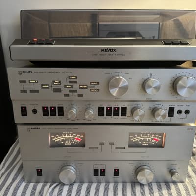 Philips AH572 high fidelity labs, fully serviced, Pre Amp amplifier vintage USA image 8