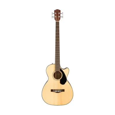 Fender CB-60SCE Acoustic Bass Guitar w/Cutaway & Electronics, Laurel FB, Natural for sale