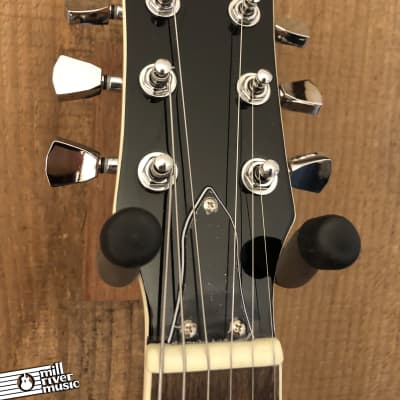 Donner DLP-124 Singlecut Electric Guitar Black w/ Gig Bag & Strap image 3