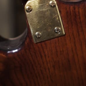 Postal Handmade Meteor 8 String Electronic Mandolin  Antique Walnut Fender Pickup  Road Worn image 11