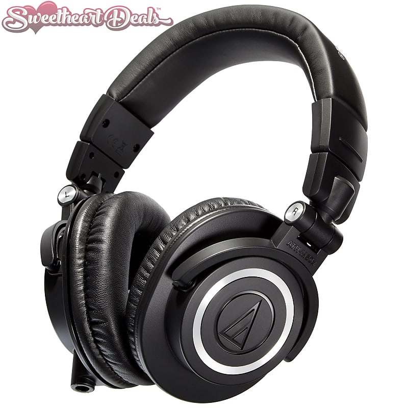 Audio-Technica ATH-M50x Professional Studio Monitor Headphones - Black image 1