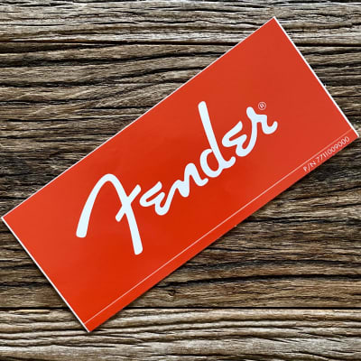 RARE Fender Sticker 3 Pack RED Limited Edition Guitar Case Candy Decal Custom Shop P/N 7711009000 image 2