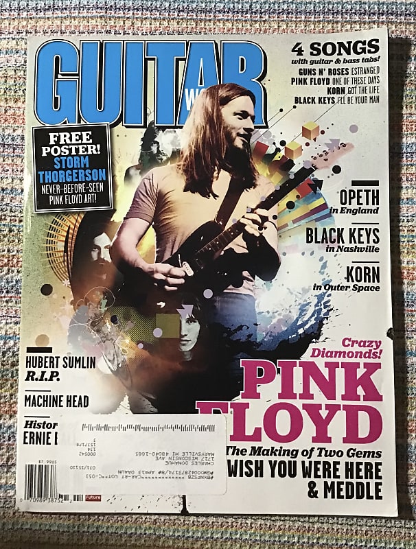 Guitar World Magazine Back Issue February 2012: Pink Floyd | Reverb