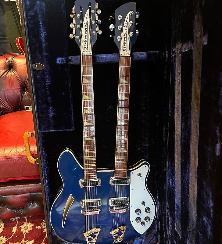 Rickenbacker 362 Double Neck 12 & 6 - 1977 Azureglo Blue Rickenbacker 362 Double Neck 12 & 6 - 1977 Azureglo Blue