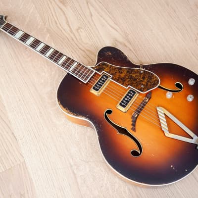 1953 Gretsch Country Club 6192 Electro II Synchromatic Vintage Archtop Guitar Spruce Top w/ohc image 12