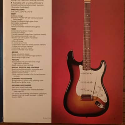 ORIGINAL Vintage 1970 Fender Fine Electric Instruments Catalog 96 pages - RARE FIND! image 4