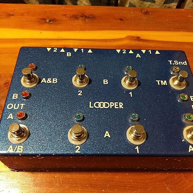 Loooper Two Instrument loop Box, Two separate Effects Loops Reverb