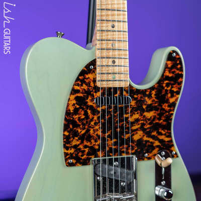 2011 DeTemple Guitars Spirit Series Tele Seafoam Green image 3
