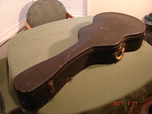 Vintage Lifton Guitar Case 1930's Black for 000 Martin or Gibson ...