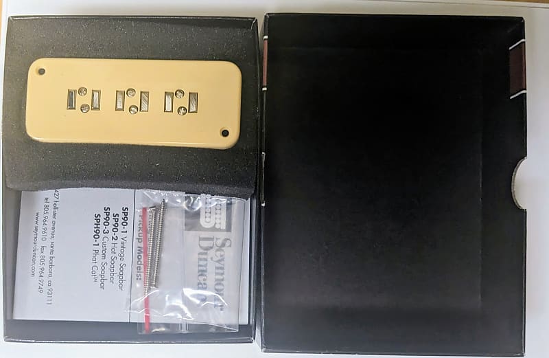 Seymour Duncan P90 Staple Soapbar Pickup Neck Cream Reverb