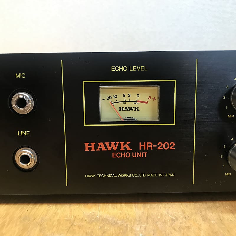 Beautiful vintage Hawk HR-202 Spring reverb unit- The best spring reverbs I  have found.