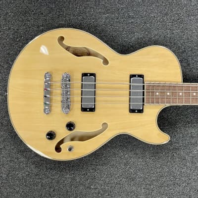 Ibanez AGB200 Artcore Semi-Hollow Electric Bass 2022 Natural image 3