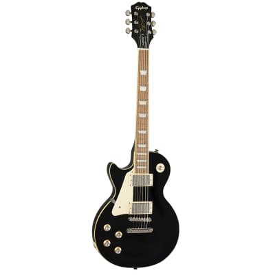 Epiphone Left Handed Les Paul Standard ‘60s Electric Guitar in Ebony image 1