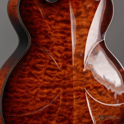 2018 Beauregard Facettes Archtop 16,” Quilted Maple/Spruce image 22
