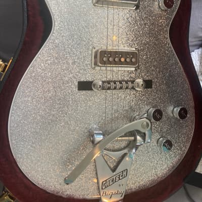 Gretsch G6129T-1957 Silver-Jet-NEVER USED-original hard shell case-#JT05106890 Gretsch G6129T-1957 Silver-Jet-NEVER USED-original hard shell case-#JT05106890 - SILVER image 19