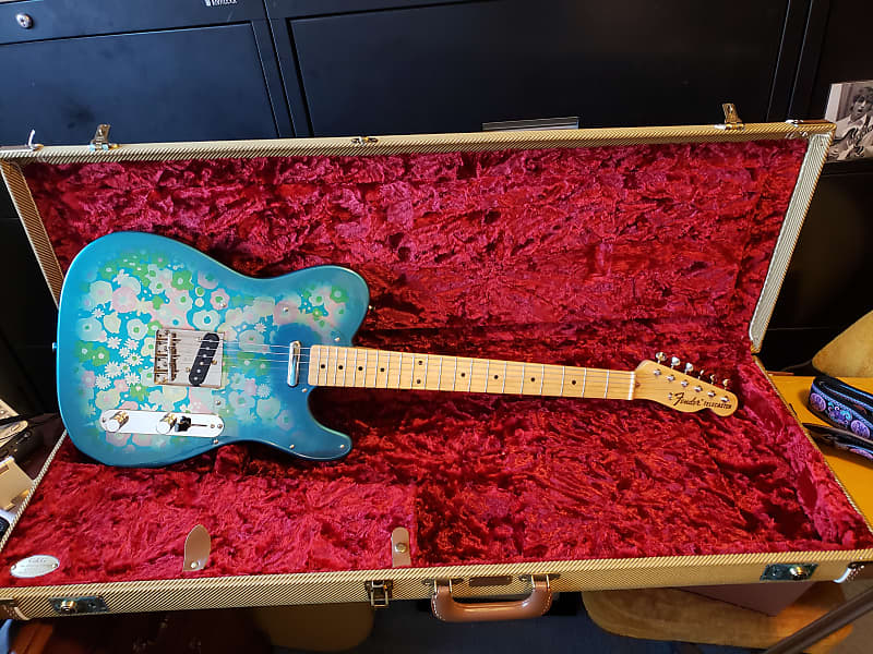 Fender Telecaster , Blue Floral , Crafted in Japan