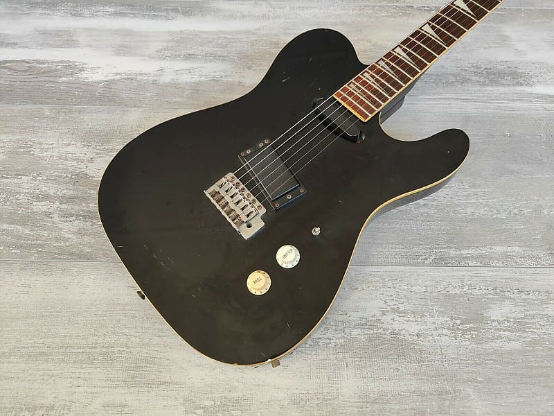 1980's Tomson Japan TEJ Style Contemporary Telecaster (Black)