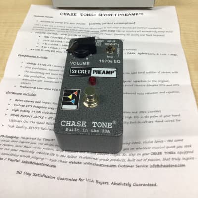 Reverb.com listing, price, conditions, and images for chase-tone-secret-preamp