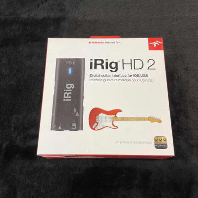 IK Multimedia iRig HD 2 Mobile USB Guitar Interface 2010s - Black image 1