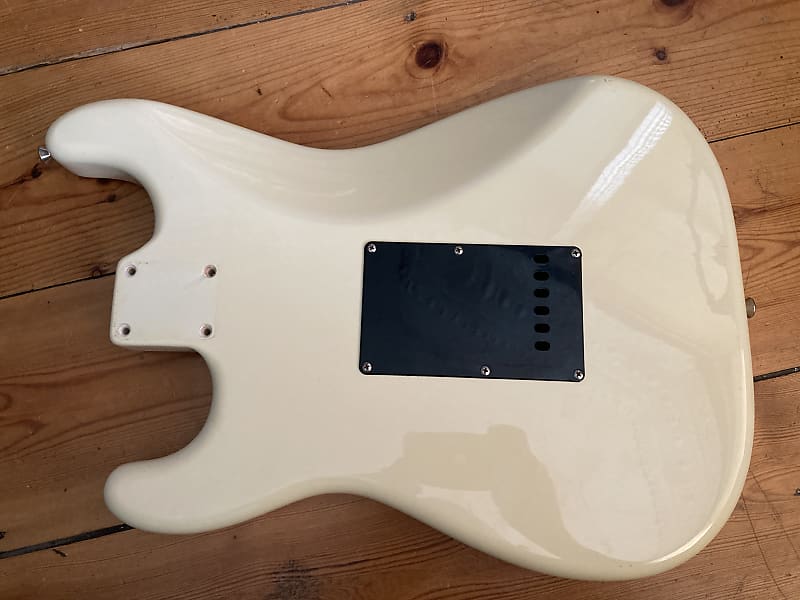 1993-94 Squier Stratocaster Silver Series Guitar Body Japan
