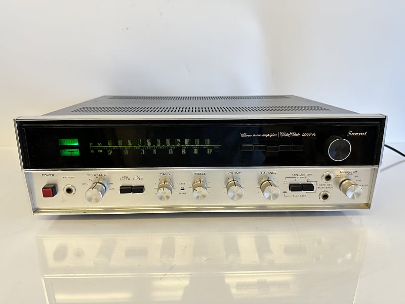 Sansui 5000A Solid State AM/FM Stereo Tuner Amplifier | Reverb