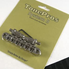 TonePros T3BP-N Standard Locking Tune-O-Matic Bridge with Notched