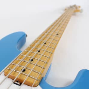 Music Man Sting Ray 5-String Electric Bass Guitar in Diego Blue Finish image 7