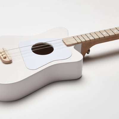 Loog Mini Acoustic Guitar 3-String Guitar, White image 4