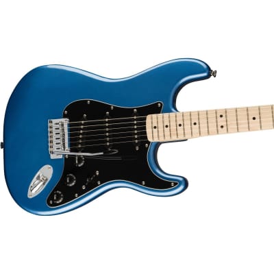 Squier Affinity Series Stratocaster Maple Fingerboard Electric Guitar Lake Placid Blue image 2