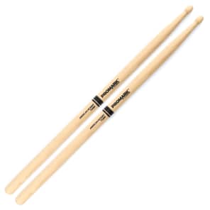 Pro-Mark TX2BW Hickory 2B Wood Tip Drum Sticks (Pair)